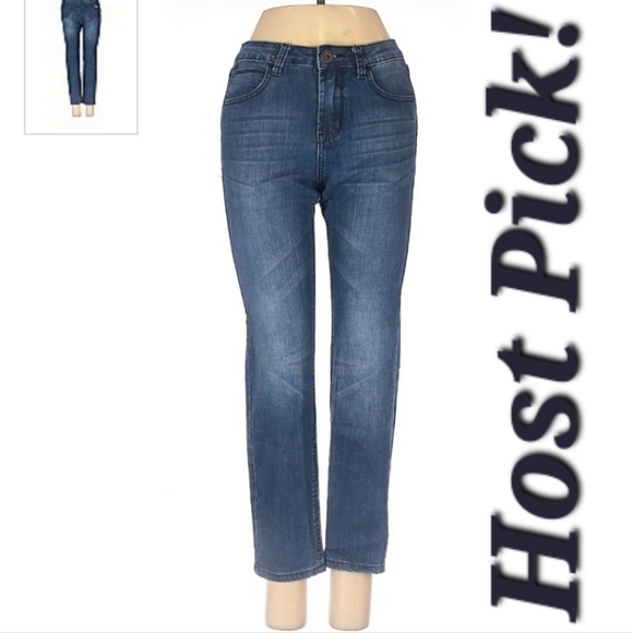 Hudson Denim Blue Jeans Women's 10 Straight Leg Sandblasted Classic Cute Staple - Picture 1 of 5